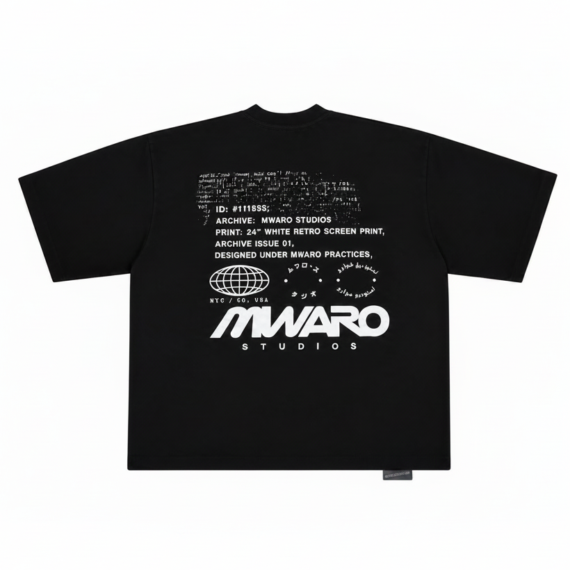 MWARO ARCIVE TEE #111555 cropped